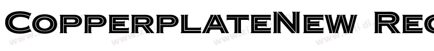 CopperplateNew Regu字体转换